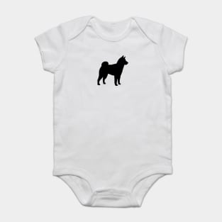 Shiba Inu Silhouette Baby Bodysuit